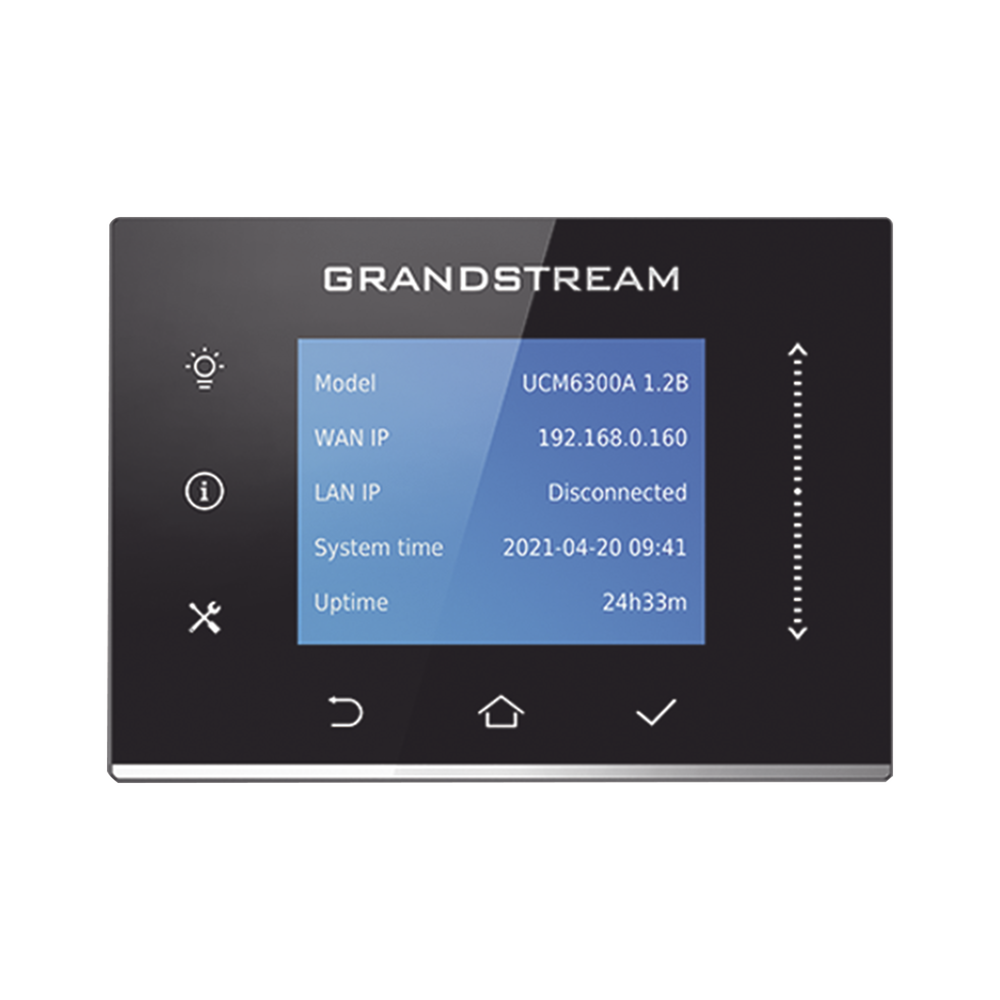 Conmutador Grandstream Ip-Pbx 250 Usuarios, Audio 50 Llamadas (Ucm6300A)