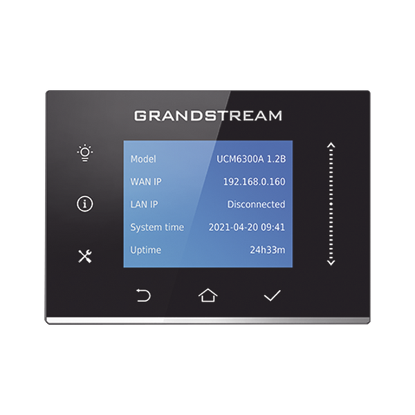 Conmutador Grandstream Ip-Pbx 250 Usuarios, Audio 50 Llamadas (Ucm6300A)