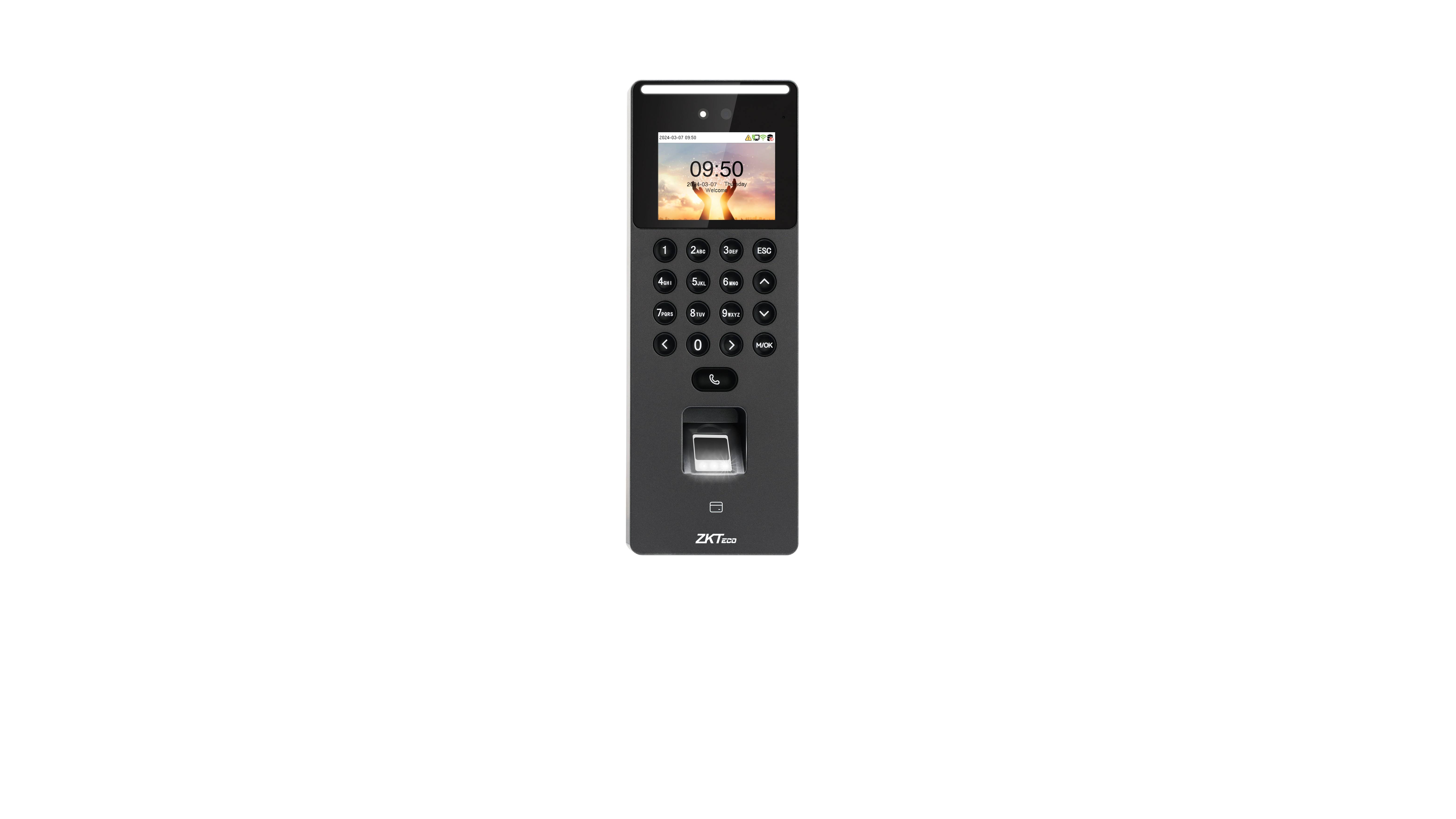 Control Acceso Y Asistencia Zkteco  Tcp/Ip, Wifi - (Senseface2A)