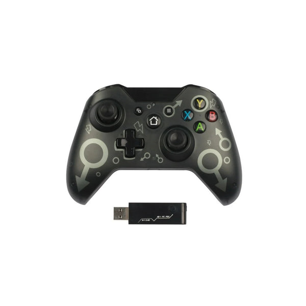 Control Inalambrico Usb N-1, Compatible Con Xbox One, Ps3 , Pc 2.4G, Dual Motor Negro