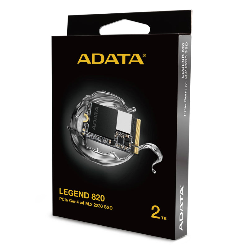 Unidad de Estado Sólido ADATA LEGEND 820 2TB PCIe Gen4 x4 M.2 2230 - SLEG-820-2T-CB