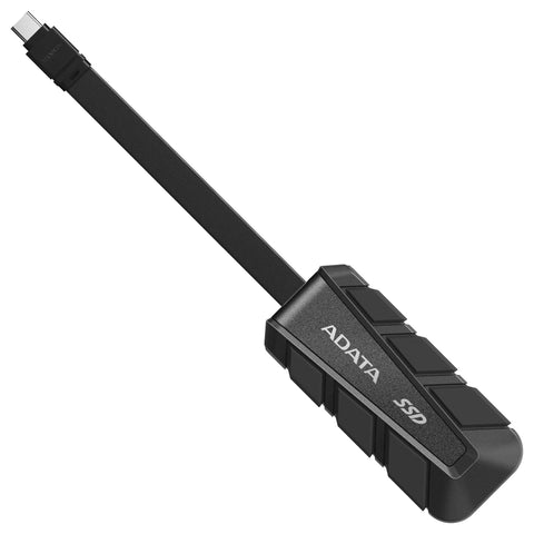 SSD Externo ADATA SC740 500GB Negro - USB Tipo C con Resistencia Militar Anticaídas - Almacenamiento Seguro de Alta Velocidad - Nuevo