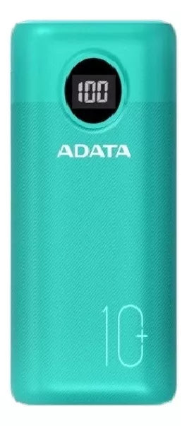 Cargador Portatil Dig Adata P10000Qcd Tipo C Verde (Ap10000Qcd-Dgt-Cgn