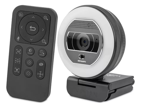Webcam Yeyian Streaming Iluminación Y Control Remoto Ypw-Qhdaf-M1