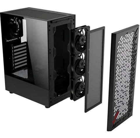 Gabinete Gamer Xpg Valor Air Negro M/T Chassis (Valorairmt-Bkcww)