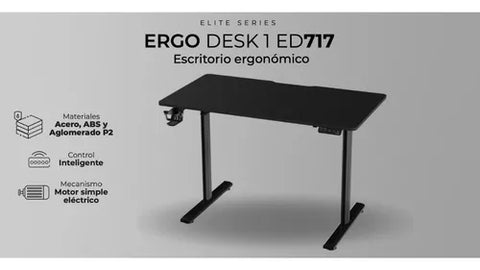Escritorio Ergonomico Altura Ajustable AC-937306 Acteck Blanco