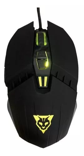 Mouse Alambrico Ocelot Optico Usb Rgb Dpi Configurable Hasta 3200 7 Botones Ergonomico Gamer