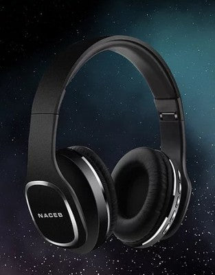 Diadema Bluetooh Cetus Naceb Technology NA-0307N, Negro, Bluetooth