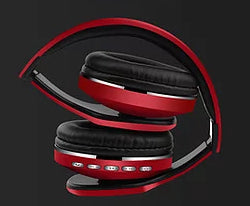 Diadema Bluetooh Cetus Naceb Technology NA-0307R, Rojo, Bluetooth