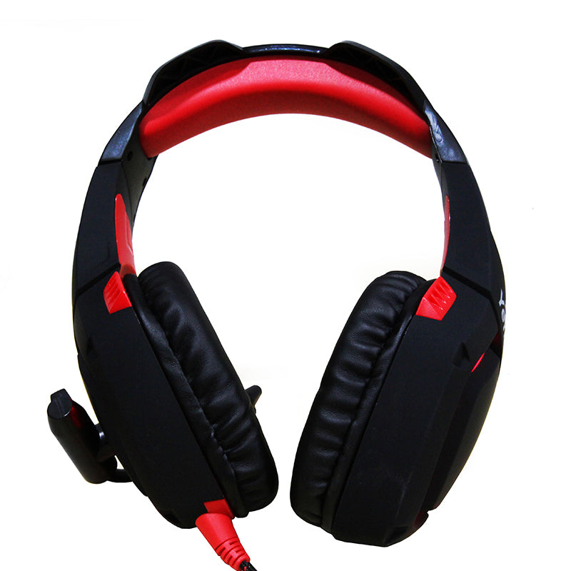 Diadema Gamer Yeyian Ydw-33402 Wicked S3000 Negro Color Rojo- Usb Con Micro