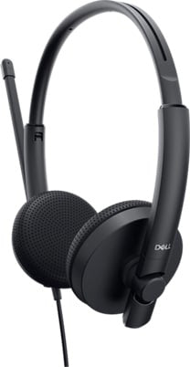 Diadema Headset Dell Wh1022 Estereo Negro 1Yr 520-Aavo