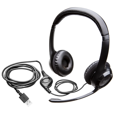 Diadema Logitech H390 Stereo Con Microfono Usb (981-000060)