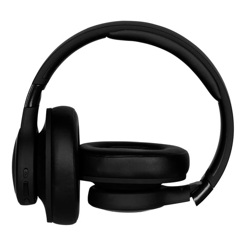 Diadema Vorago Bt5.0, 3.5MM 6 Horas Manos Libres Carga Tipo C Negra (HPB-205-BK)