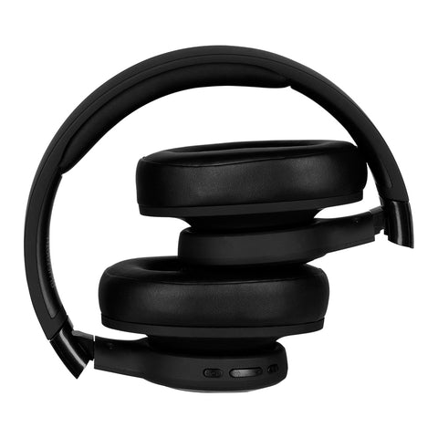 Diadema Vorago Bt5.0, 3.5MM 6 Horas Manos Libres Carga Tipo C Negra (HPB-205-BK)
