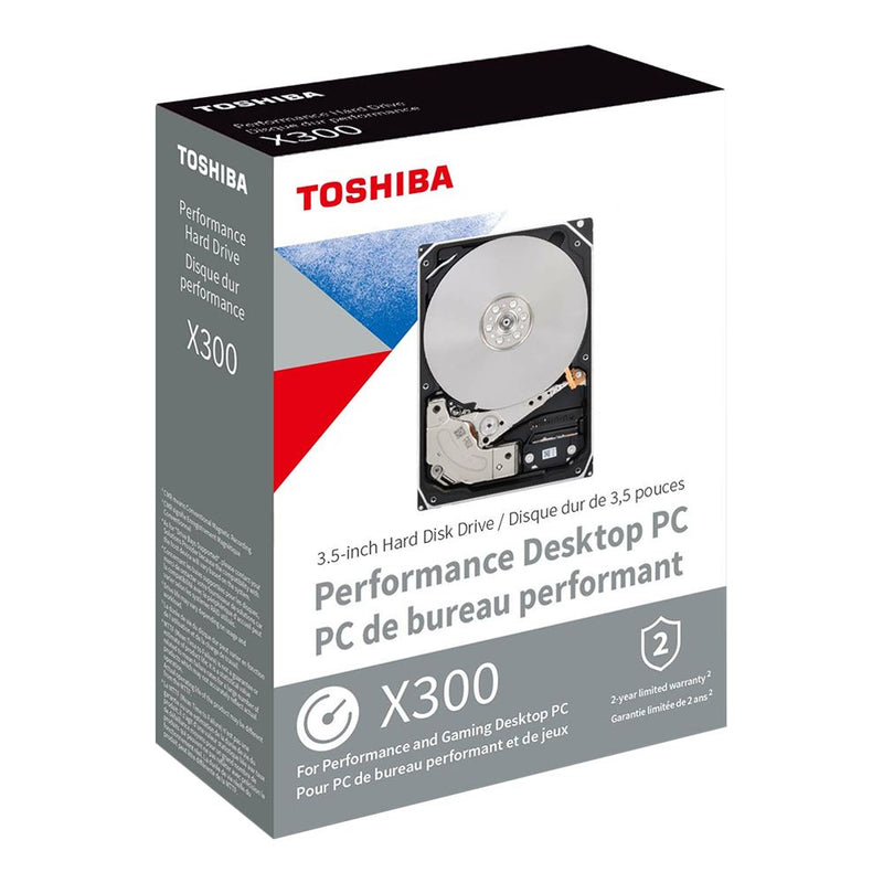 Disco Duro Interno Toshiba 8Tb X300 Performance 3.5” 7200Rpm 256Mb (Hdwr780Xzsta)