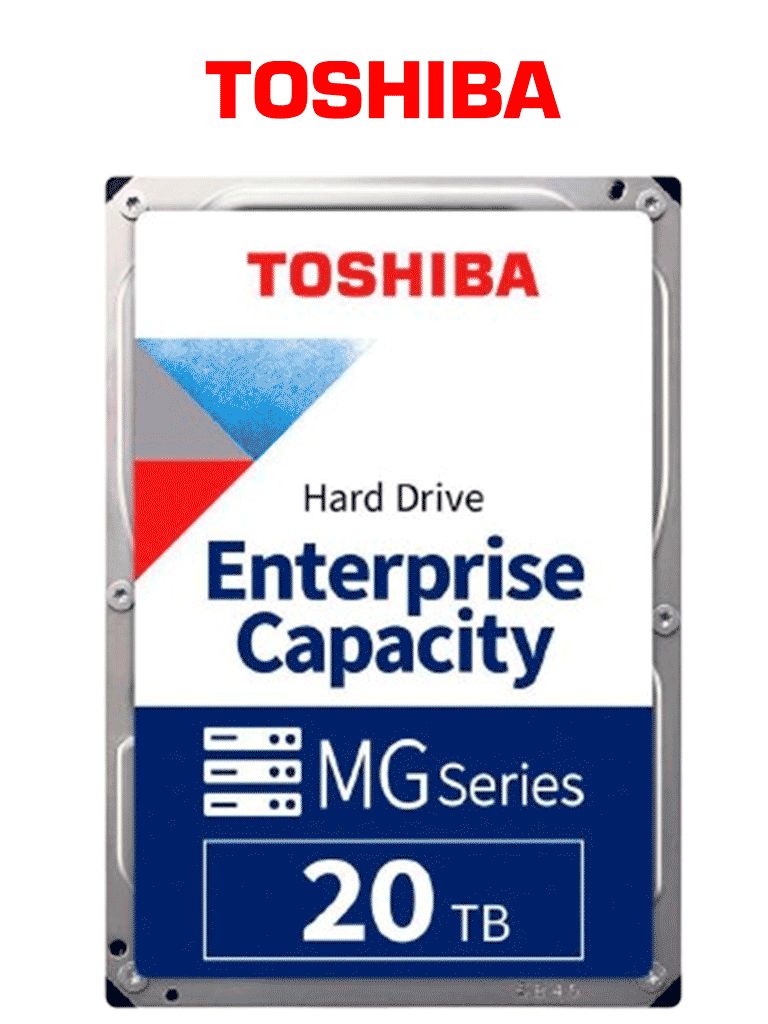 Disco Duro Interno Toshiba MG09 Enterprise 20Tb 3.5” Sata 7200 512Mb (Mg10Aca20Te)