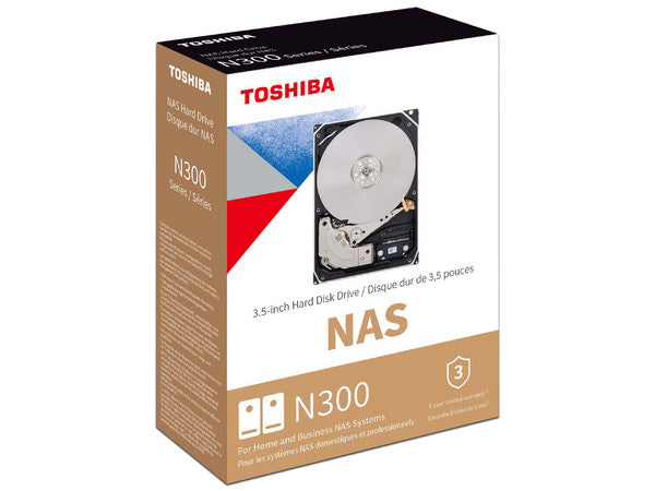 Disco Duro Interno Toshiba N300 16Tb 3.5" Nas 7200Rpm 512Mb (Hdwg51Gxzsta)