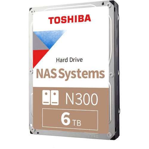Disco Duro Interno Toshiba N300 6Tb 3.5" 7200Rpm Nas 256Mb (Hdwg760Xzsta)
