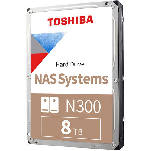 Disco Duro Interno Toshiba N300 8Tb 3.5" 7200Rpm Nas 256Mb (Hdwg780Xzsta)