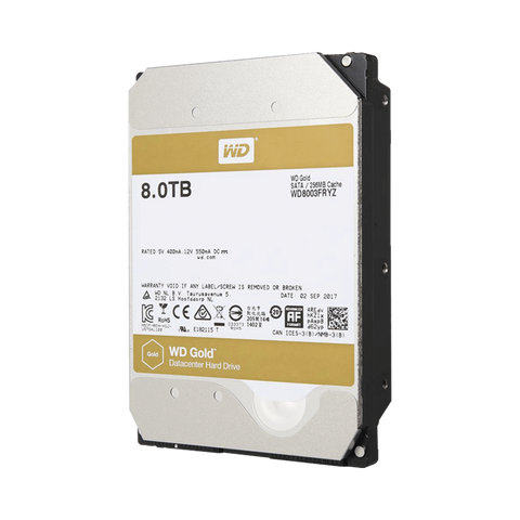 Disco Duro Interno WD 8TD 3.5" WD8004FRYZ 7200Rpm Sata Gold