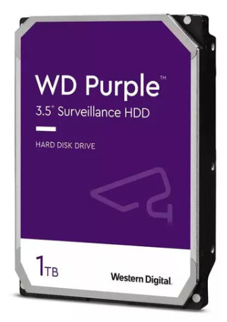 Disco Duro Interno WD Purple 1Tb Sata 3.5" 64Mb Videovigilancia (WD11PURZ)