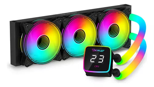 Disipador de Enfriamiento Líquido Ocelot OEL360 - Refrigeración AIO RGB de Alto Rendimiento