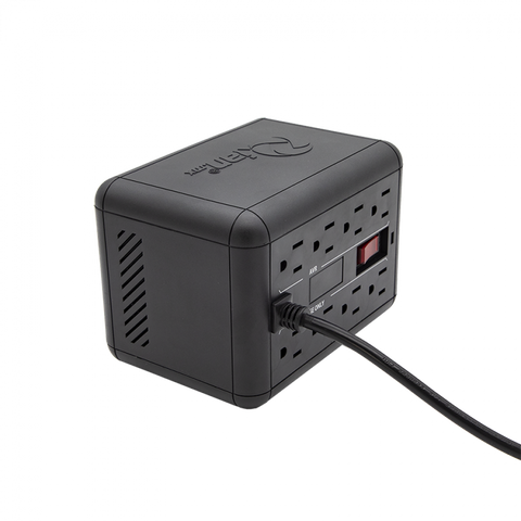 Regulador de Voltaje Qian Baoshan EN1000 1000VA 8 Contactos 2 USB - Protección para tus Equipos Electrónicos - ¡Seguridad Garantizada!