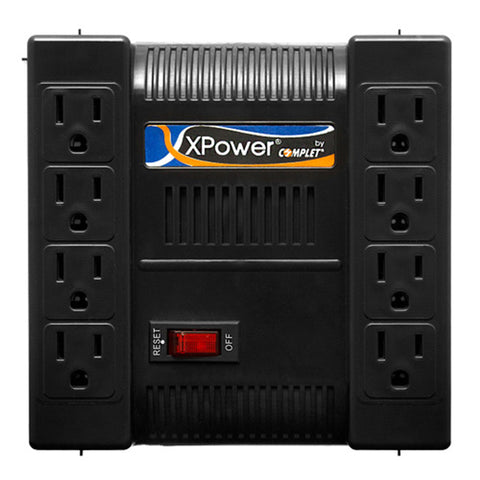 Regulador con Supresor complete rv-9-001x-Power XP 1300VA 8 Contactos
