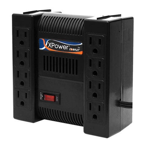 Regulador con Supresor complete rv-9-001x-Power XP 1300VA 8 Contactos