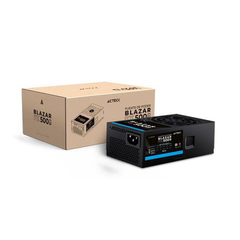Fuente De Poder Ackteck Fx500 Tfx 500W/1Atx 24/1Atx12V/Neg Es-05002T
