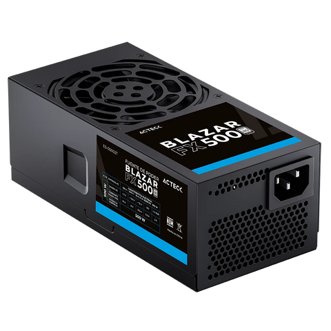 Fuente De Poder Ackteck Fx500 Tfx 500W/1Atx 24/1Atx12V/Neg Es-05002T