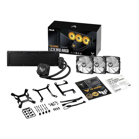 Enfriamiento Liquido Asus Tuf Gaming LC II 360 Argb 360MM Socket INTEL 1700, 1200, AMD AM4, AM5