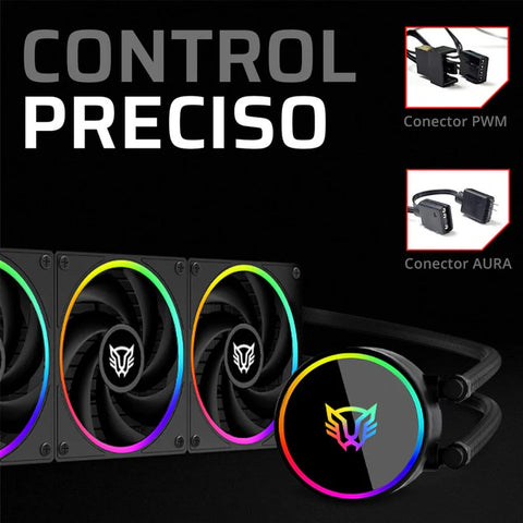 Enfriamiento Liquido Balam Rush 360 Hydrox Pro V2 Hx36 Br-941860