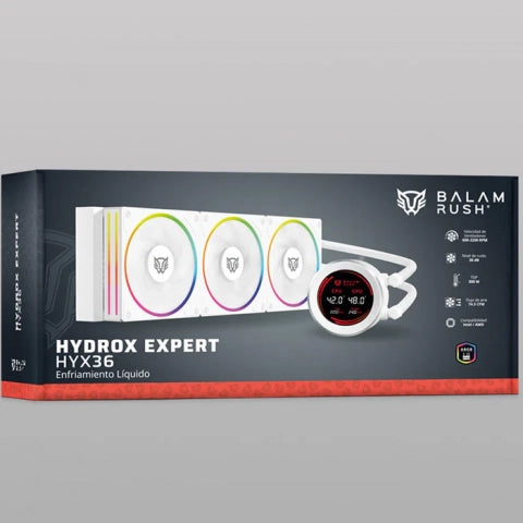 Enfriamiento Liquido Balam Rush 360 Hydrox Expert Hyx36 White Br-941839