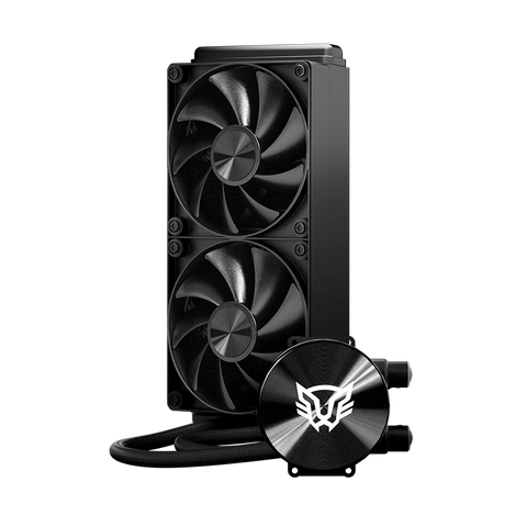 Enfriamiento Líquido Balam Rush Cryo All Black 240mm Alto Rendimiento Negro