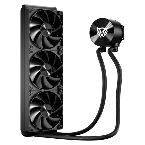 Enfriamiento Líquido Balam Rush Cryo All Black 360mm Alto Rendimiento Negro