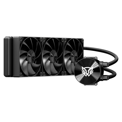 Enfriamiento Líquido Balam Rush Cryo All Black 360mm Alto Rendimiento Negro