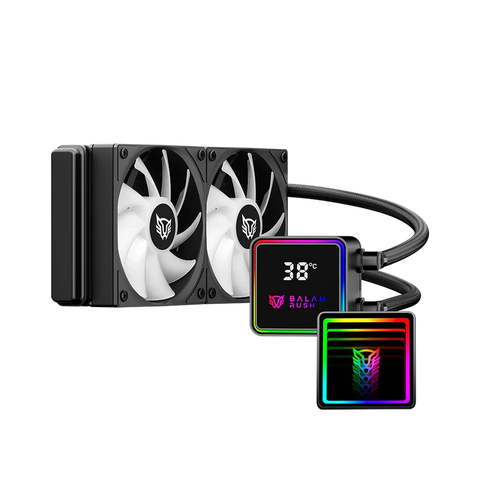 Enfriamiento Líquido Balam Rush Cryo Prism 240mm ARGB Alto Rendimiento Negro