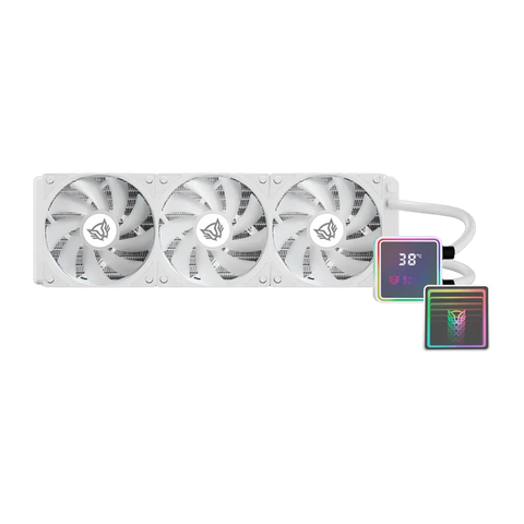 Enfriamiento Líquido Balam Rush Cryo Prism 360mm ARGB Alto Rendimiento Blanco