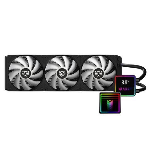 Enfriamiento Líquido Balam Rush Cryo Prism 360mm ARGB Alto Rendimiento Negro