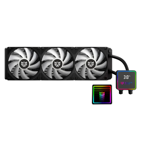 Enfriamiento Líquido Balam Rush Cryo Prism 360mm ARGB Alto Rendimiento Negro