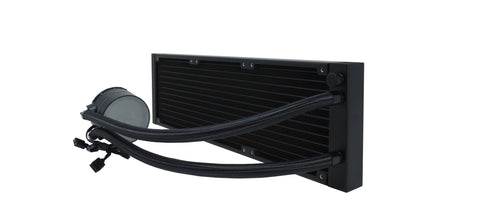 Enfriamiento liquido Naceb Technology NA-0631, Negro, Sistema de refrigeración líquida todo en uno, 33 dBa, 1800 RPM