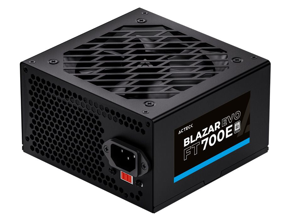 Fuente De Poder Acteck Atx 700w 24 Pin 2 S-Ata Blazar Negro Es-05004