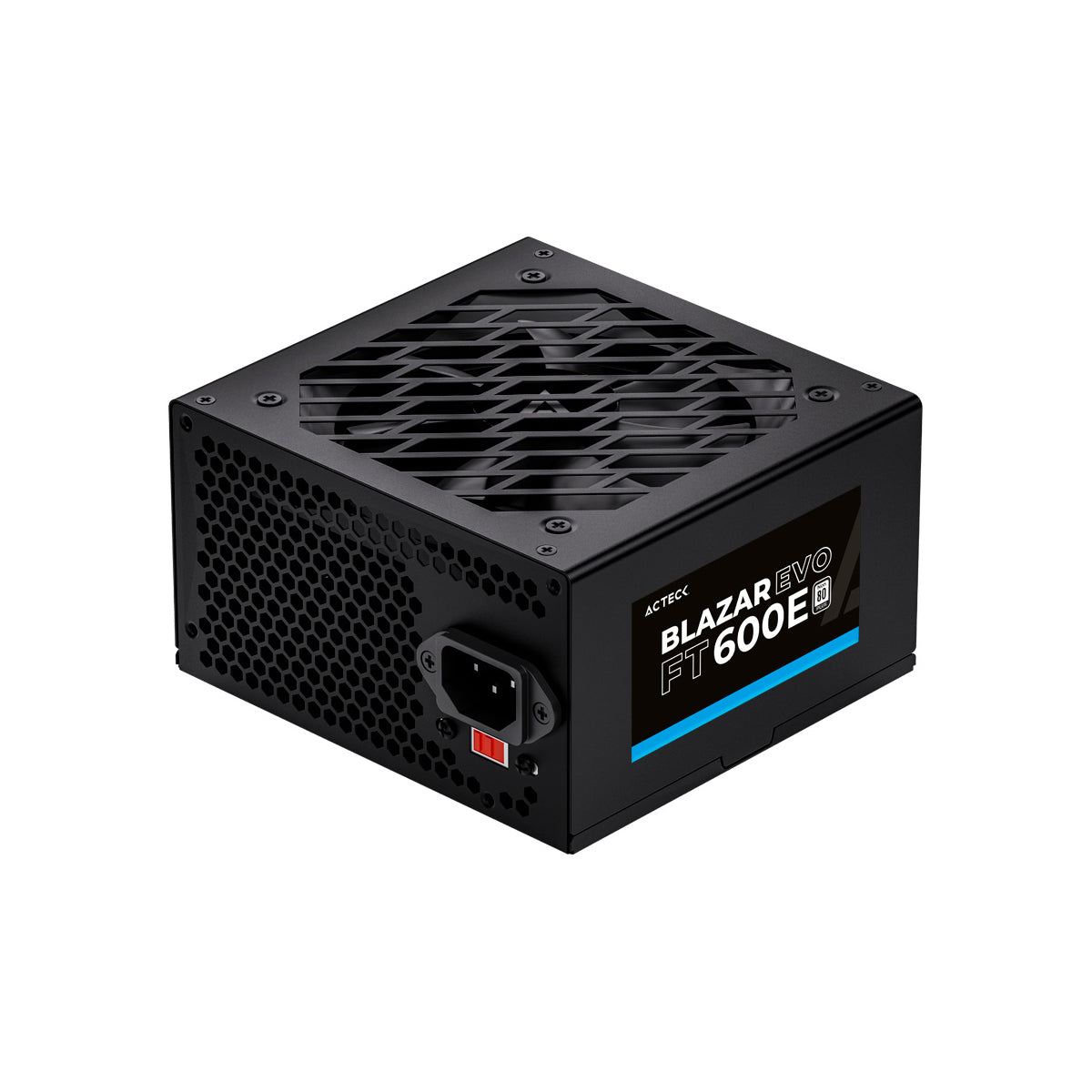 Fuente De Poder Atx Acteck Blazar Evo Ft600e Es-05003e Negro