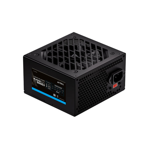 Fuente De Poder Atx Acteck Blazar Evo Ft600e Es-05003e Negro