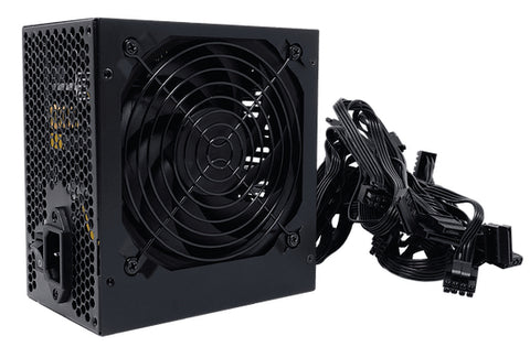 Fuente de poder GAMER NACEB na-0626 800w 80 plus bronze, Conectores: 1x 20+4pin - 2x 8pin (p4+p4) - 3x PCIe 6+2p - 4x Molex - 6xSATA
