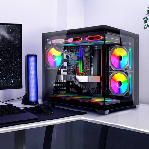 Gabinete Mini Torre Tank Core Pro GI925 - Factor Micro ATX / Mini ITX - Flujo de Aire Optimizado - Nuevo