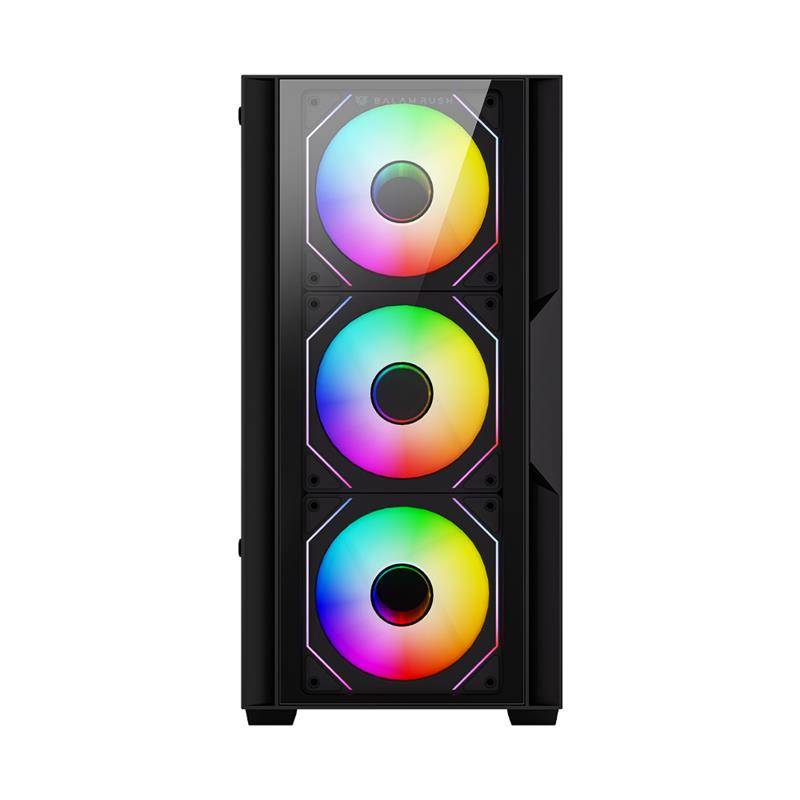 Gabinete Mini Torre Nitrox Edge Pro Crystal 4900C - Factor Mini ITX con Panel de Cristal - Diseño Compacto y Elegante