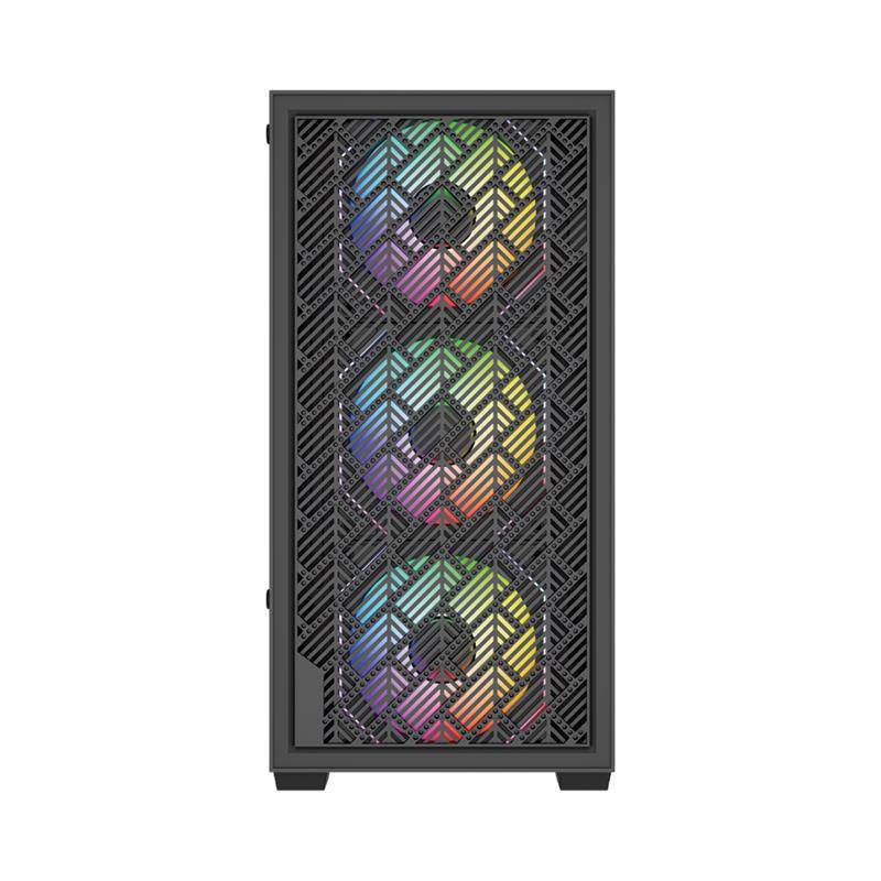 Gabinete Mini Torre Nitrox Edge Aircool 4700A - Factor Mini ITX de Alto Flujo de Aire - Refrigeración Óptima
