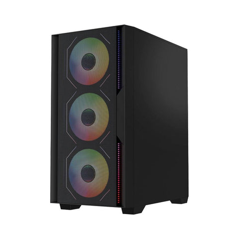 Gabinete Gamer Mini Torre Nitrox Edge Pro Aircool 4900C - Ventilación Optimizada - Tamaño Compacto para Setup Gamer